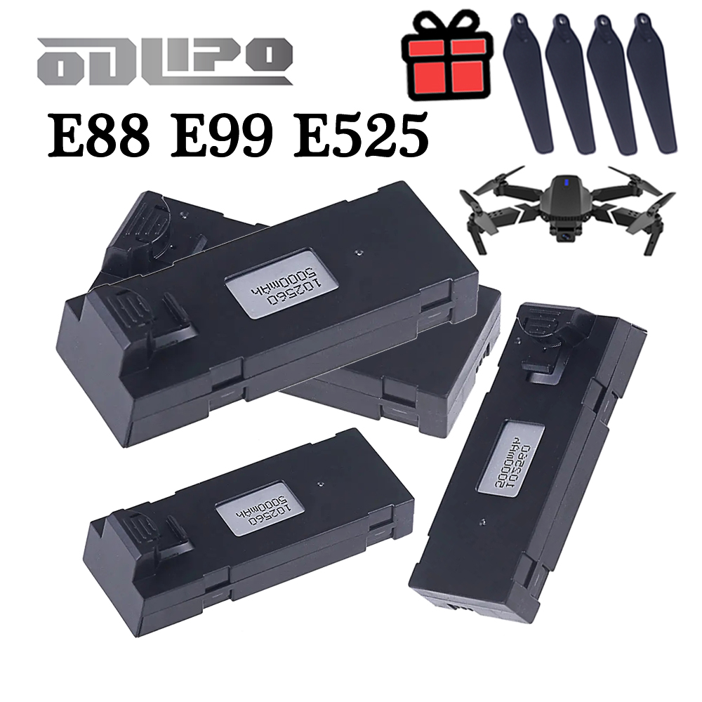 Eachine Drone E58 - E88 3.7V 5000mAh 리포 배터리 드론